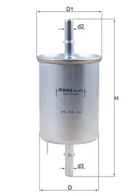 MAHLE KL470 Yakıt Filtresi 96537170 resmi