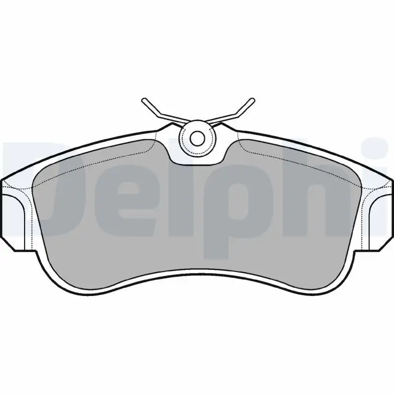 DELPHI LP616 Ön Fren Balatası resmi