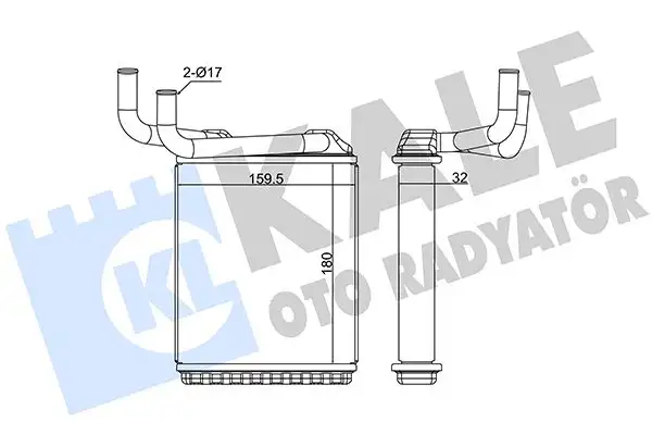 KALE 358655 Kalorifer Radyatörü MC154332 resmi