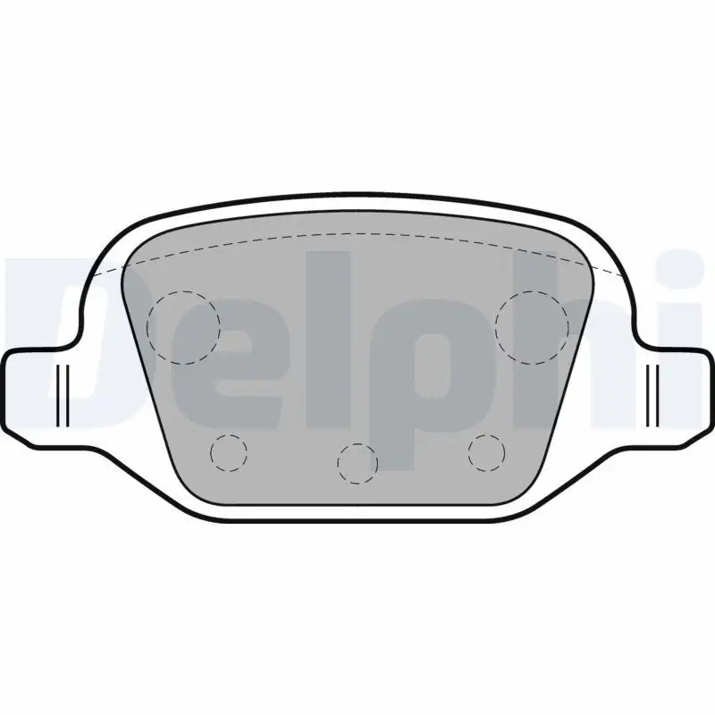 DELPHI LP1678 Arka Fren Balatası resmi