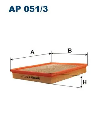 FILTRON AP051/3 Hava Filtresi resmi