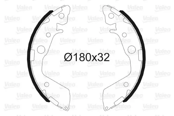 VALEO 564089 Arka Fren Balatası resmi