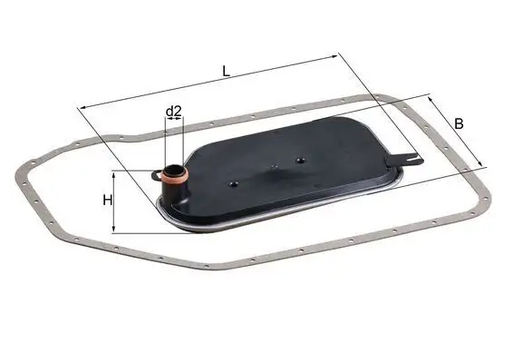 MAHLE HX84D Şanzıman Filtresi 01V325429 resmi