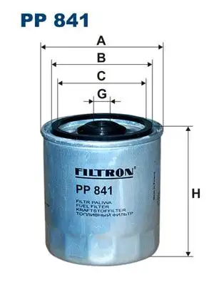 FILTRON PP841 Yakıt Filtresi resmi