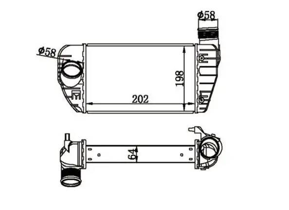 MGA 80587 Turbo Radyatörü 4F0145805AD resmi