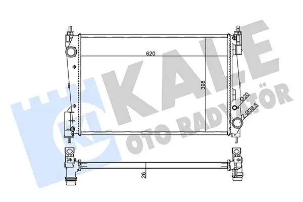 KALE 355625 Radyatör resmi