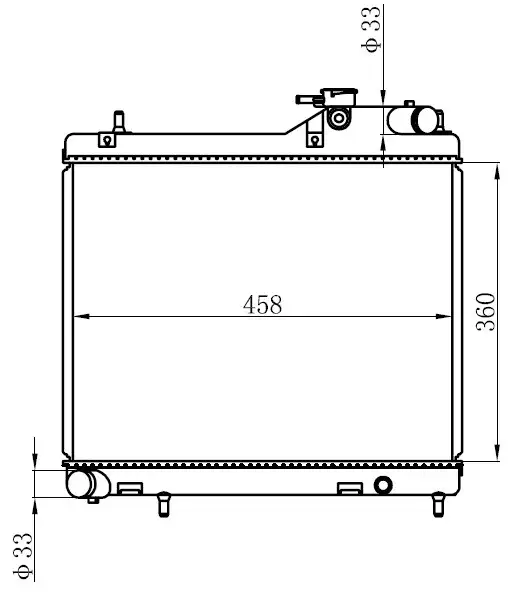 ORIS BHY046D16 Radyatör 2531025810 resmi