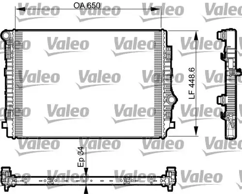 VALEO 735549 Radyatör 5Q0121251HM resmi
