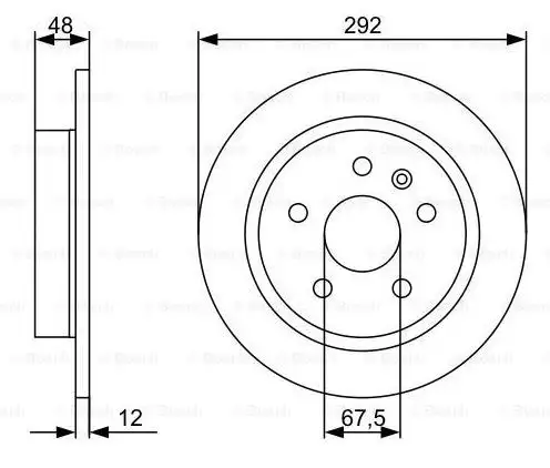 MGA 50462 Arka Fren Diski 569127 resmi