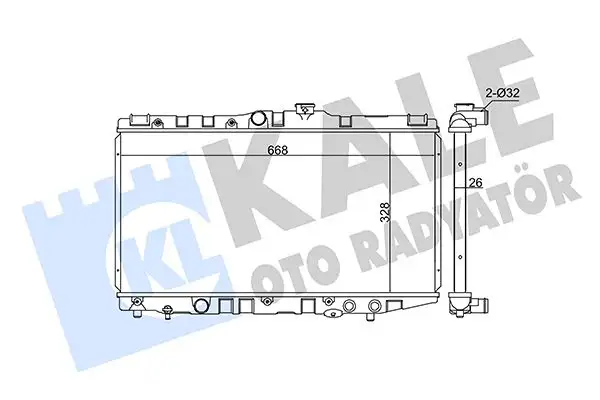 KALE 346045 Radyatör 1640015431 resmi
