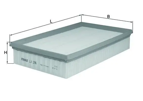 MAHLE LX296 Hava Filtresi resmi