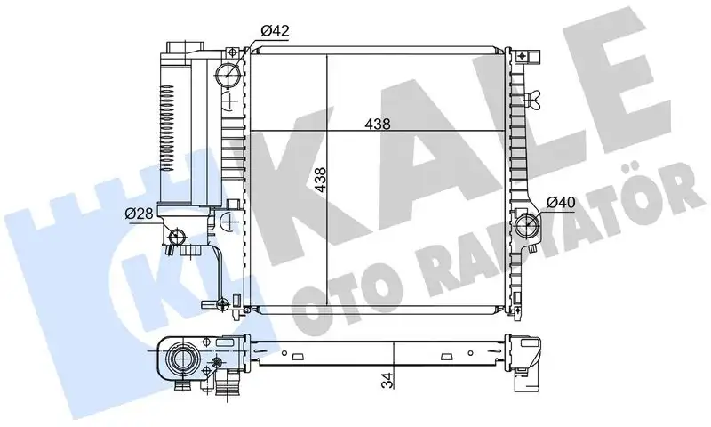 KALE 349000 Radyatör resmi