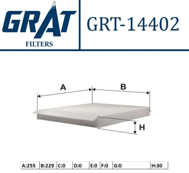 GRAT 14402 Polen Filtresi 1808612 resmi