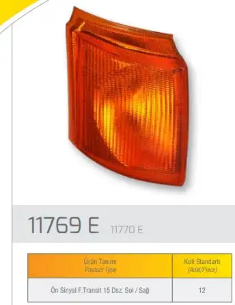 FARBA 11769D Sinyal Lambası (Sol) resmi