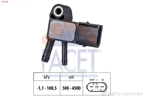 FACET 10.3269 MAP Sensörü resmi