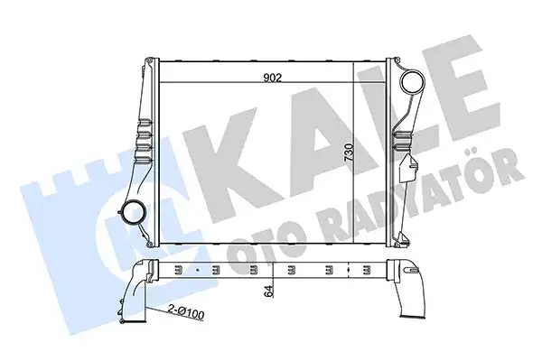 KALE 349495 Turbo Radyatörü resmi