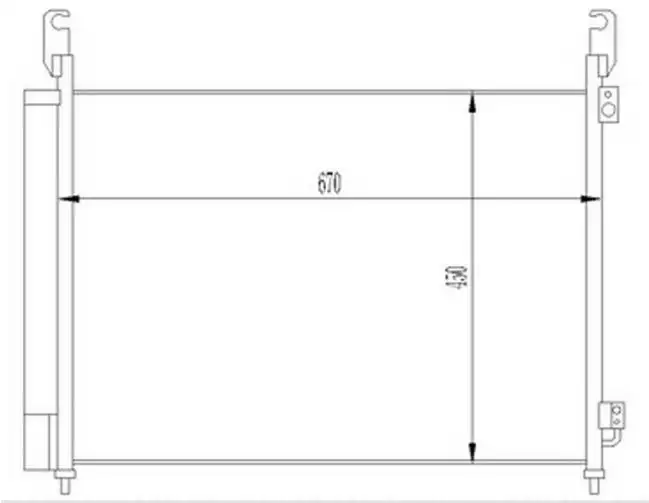 ORIS CRN705016 Klima Radyatörü 92100JY00A resmi