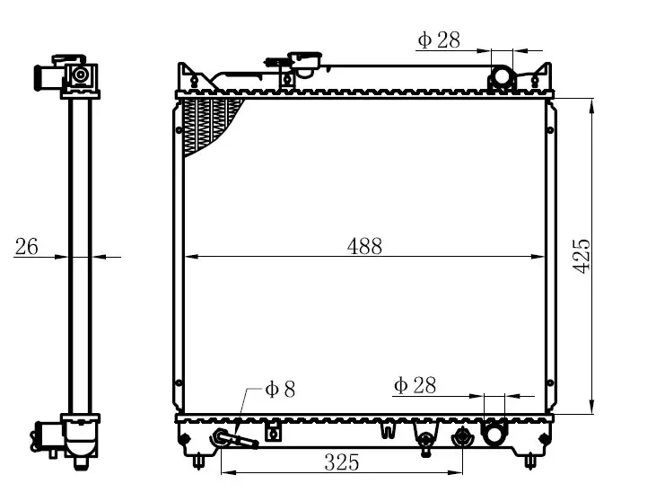 ORIS BSZ001026 Radyatör 1770056B11 resmi