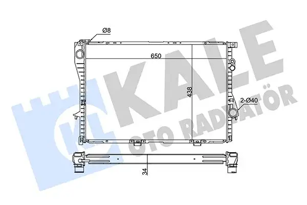 KALE 341915 Radyatör resmi