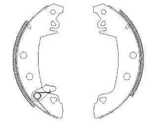 MGA 54500C Arka Fren Balatası 4353252 resmi