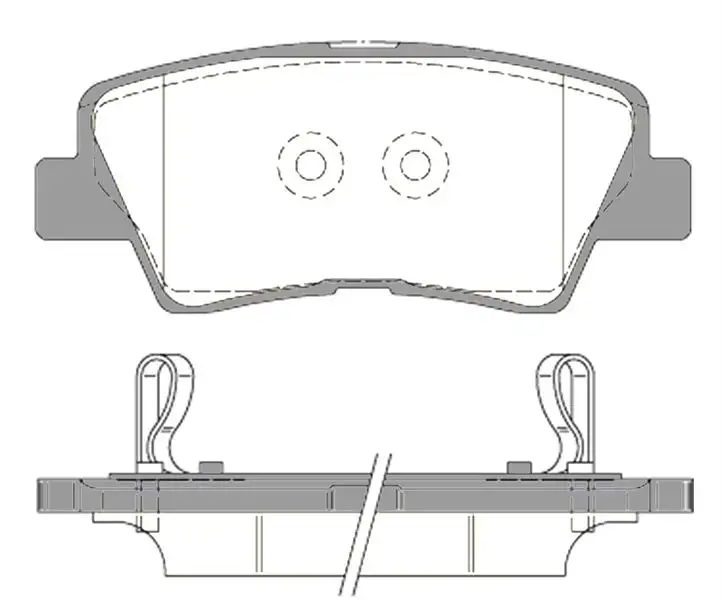 MGA 55617 Arka Fren Balatası 58302C8A30 resmi
