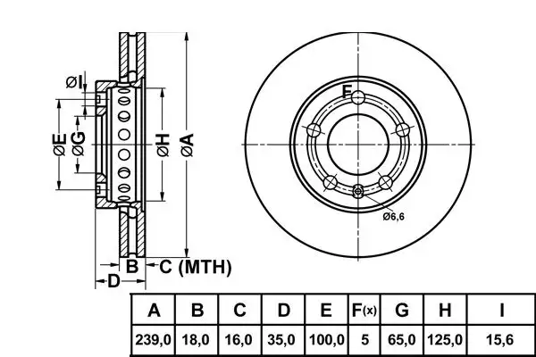 MGA 50278 Ön Fren Diski 6Q0615301A resmi