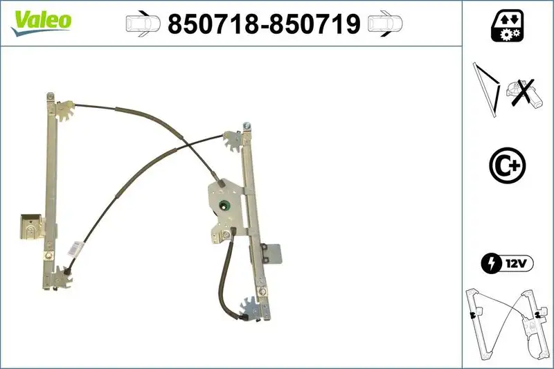 VALEO 850718 Ön Cam Krikosu (Sol) 9221X3 resmi