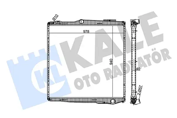 KALE 351405 Radyatör 2027572 resmi