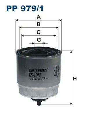 FILTRON PP979/1 Yakıt Filtresi 3192217400 resmi