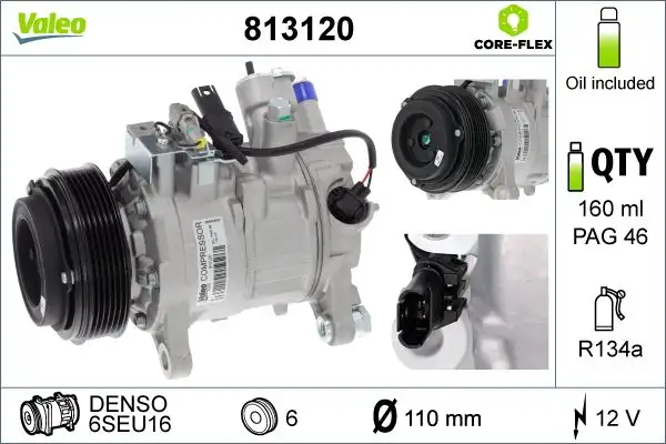 VALEO 813120 Klima Kompresörü 64529225703 resmi