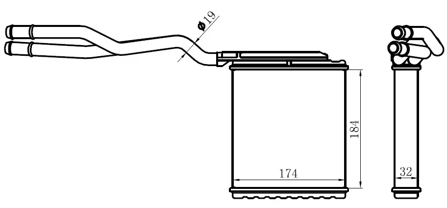 ORIS KFR027032 Kalorifer Radyatörü 6G9118B593DA resmi