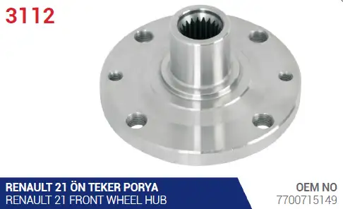 AYK 3112 Ön Poyra 7700715149 resmi