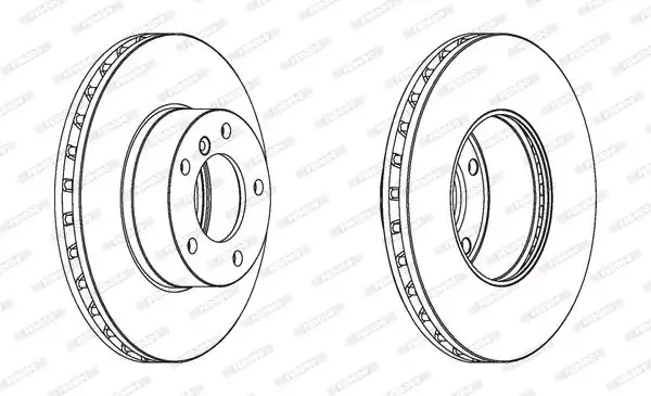 FERODO DDF1891C-1 Ön Fren Diski resmi