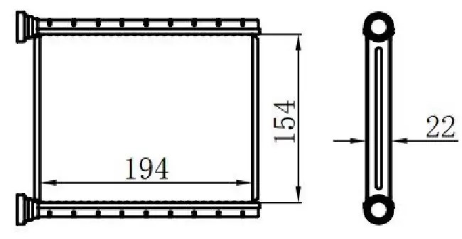 ORIS KTO139020 Kalorifer Radyatörü 871070K050 resmi