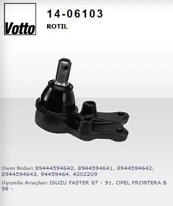 VOTTO 14-06103 Alt Rotil 94459464 resmi