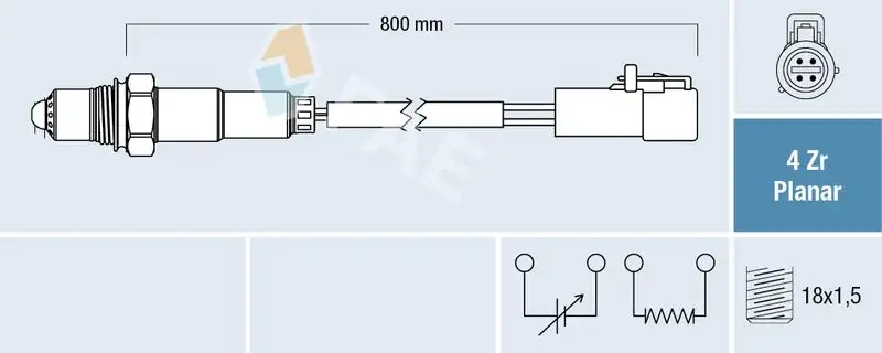 FAE 77263 Oksijen Sensörü resmi