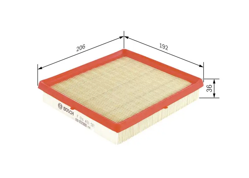 BOSCH F026400581 Hava Filtresi resmi