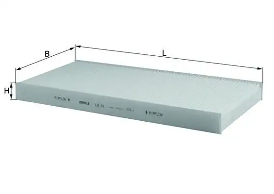 MAHLE LA78 Polen Filtresi resmi