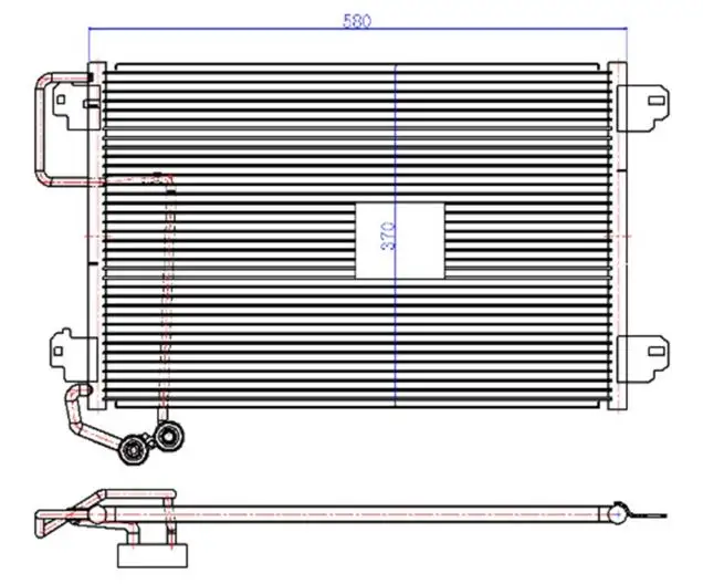 ORIS CRN383016 Klima Radyatörü 7700434383 resmi