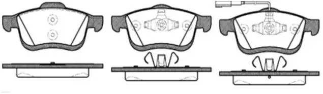 MGA 55126 Ön Fren Balatası 77365396 resmi