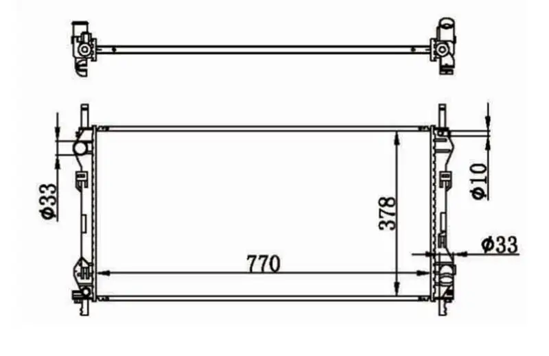 MGA 80559 Radyatör ME1C1H8005JE resmi