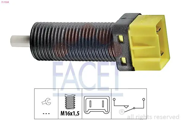 FACET 7.1134 Debriyaj Pedal Müşiri 7700844331 resmi