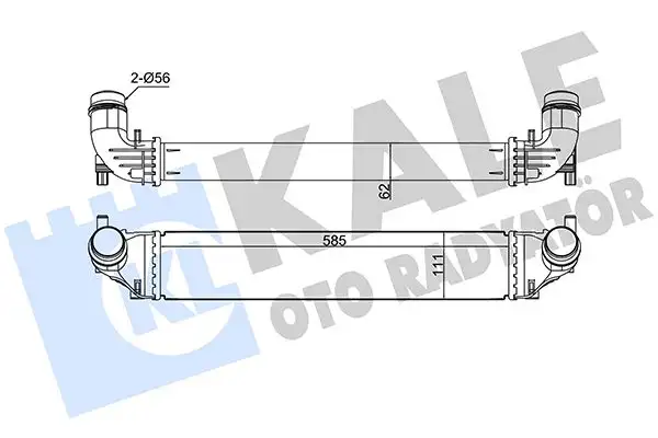 KALE 375730 Turbo Radyatörü 39109104 resmi