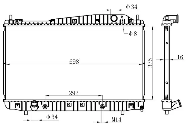 ORIS BCH006026 Radyatör resmi