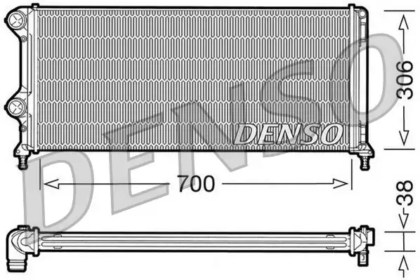 DENSO DRM09060 Radyatör resmi