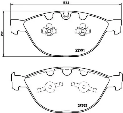 BREMBO P06047 Ön Fren Balatası resmi