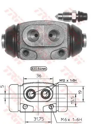 TRW BWF193 Arka Fren Merkezi resmi