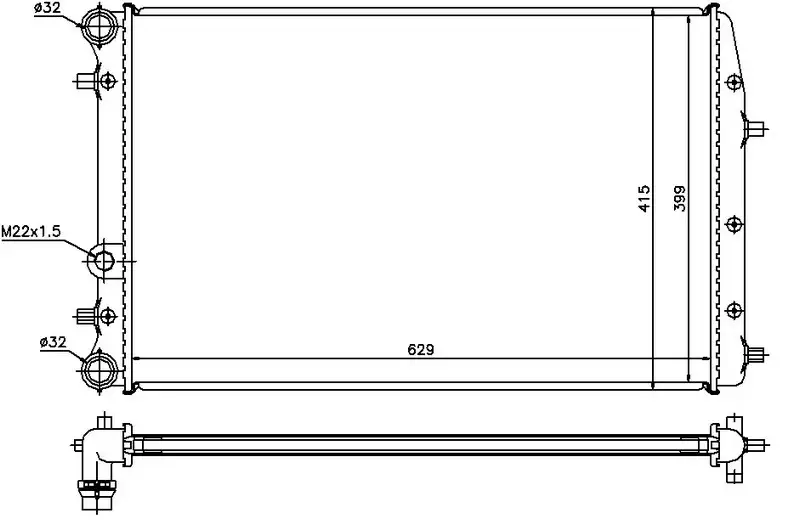 ORIS MVW117023 Radyatör resmi