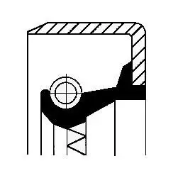 CORTECO 12012575B (82012575) Diferansiyel Keçesi resmi