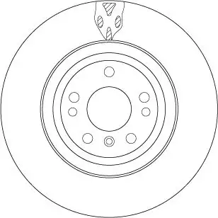 TRW DF6833S Ön Fren Diski A1664211300 resmi